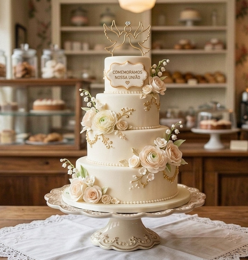 Bolo de bodas