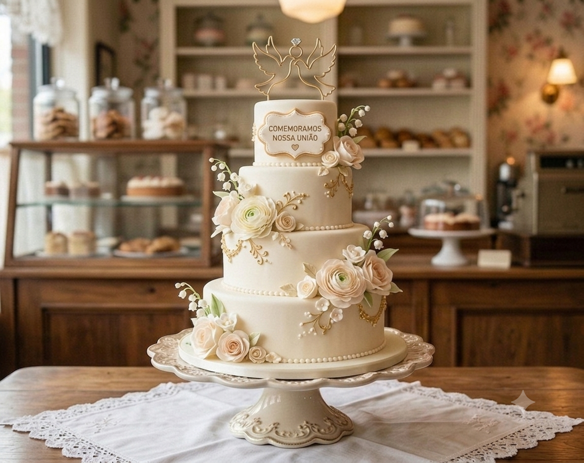 Bolo de bodas